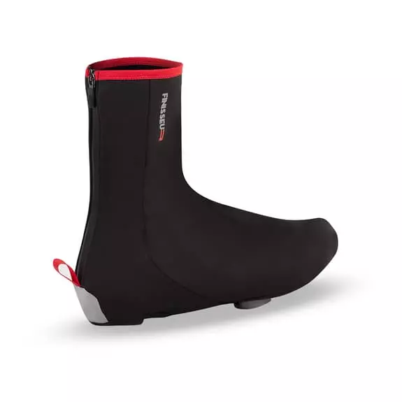 Copriscarpa Finisseur Windblock Nero Rosso 5 Copriscarpa Finisseur Windblock Nero Rosso - immagine 3