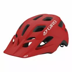 Casco Giro Fixture Rosso Opaco Logo Bianco