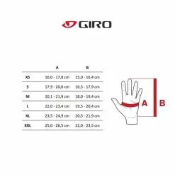 Guanti Lunghi Giro Havoc Nero Rosso -Vendite Gilet Ciclismo gir m com gloves st v2 8