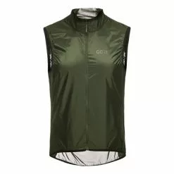 Gilet Gore Wear Ambient GORE-TEX INFINIUM™ Verde Oliva Scuro Nero