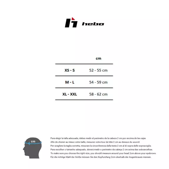 Casco Hebo Origin + Titanio 7 Casco Hebo Origin + Titanio - immagine 5