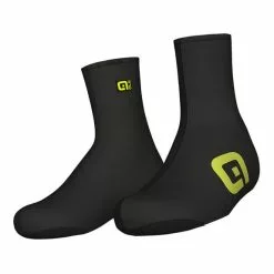 ALE Copriscarpe Alé Neoprene Nero Giallo Fluo