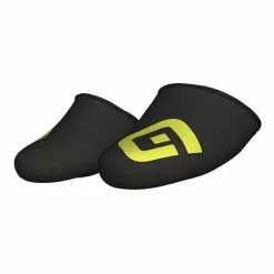 ALE Copripunta Alé Shield Toecover Nero Giallo Fluo