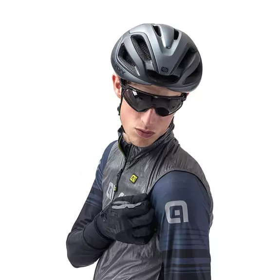 ALE Gilet Alé Black Reflective Grigio 6 ALE Gilet Alé Black Reflective Grigio - immagine 4