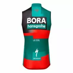 LE COL Gilet Impermeabile BORA-hansgrohe 2023 Replica Verde Nero -Vendite Gilet Ciclismo lec 800 3814 c 003