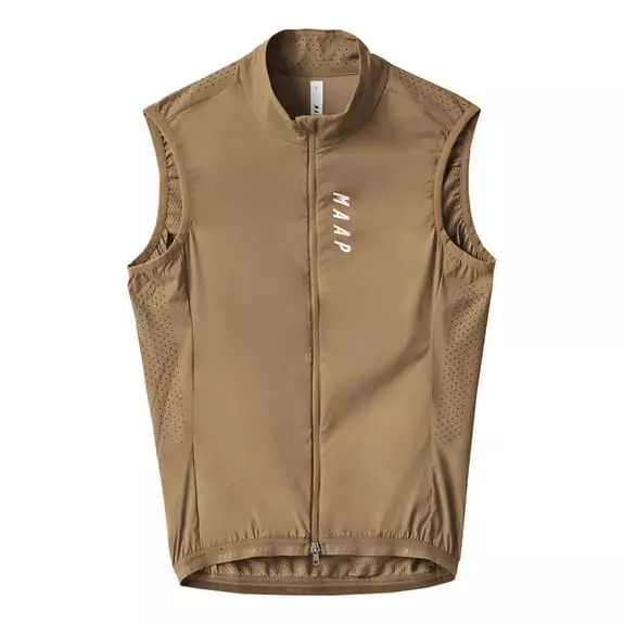 Gilet A Vento MAAP Draft Team Beige-marrone 3 Gilet A Vento MAAP Draft Team Beige-marrone