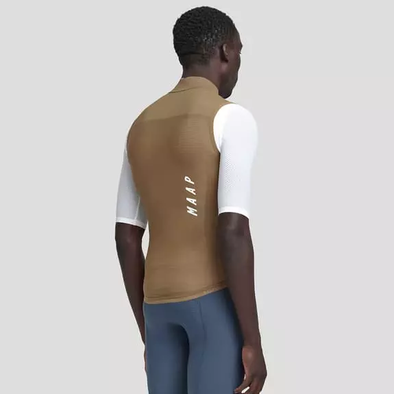 Gilet A Vento MAAP Draft Team Beige-marrone 5 Gilet A Vento MAAP Draft Team Beige-marrone - immagine 3