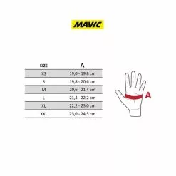 Guanti Mavic Ksyrium Rosso -Vendite Gilet Ciclismo mav m com gloves st v1 3