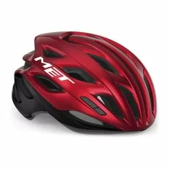 Casco MET Estro MIPS Rosso Nero Metallizzato