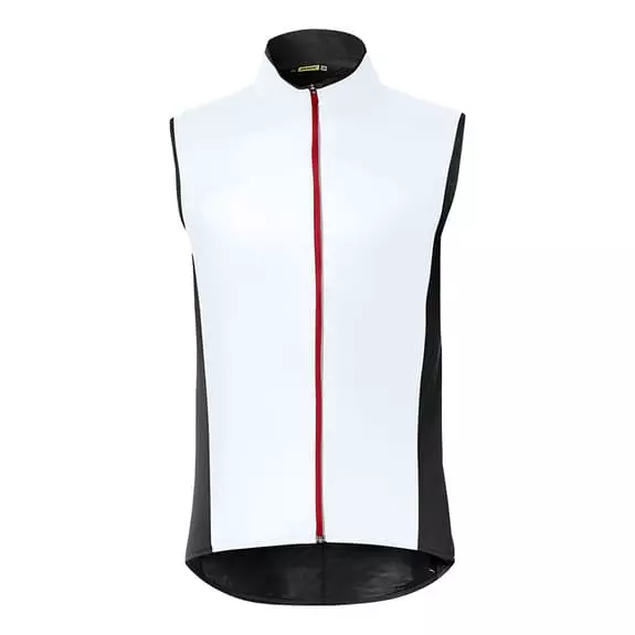 Gilet A Vento Mavic Sirocco Nero Bianco - Slim Fit 3 Gilet A Vento Mavic Sirocco Nero Bianco - Slim Fit