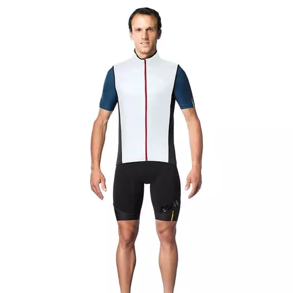 Gilet A Vento Mavic Sirocco Nero Bianco - Slim Fit 5 Gilet A Vento Mavic Sirocco Nero Bianco - Slim Fit - immagine 3