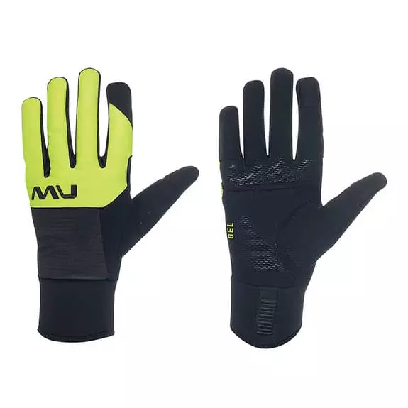 Guanti Lunghi Northwave Kinetic Fast Gel Nero Giallo Fluo 3 Guanti Lunghi Northwave Kinetic Fast Gel Nero Giallo Fluo