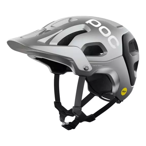 Casco POC Tectal Race MIPS Argento Nero 3 Casco POC Tectal Race MIPS Argento Nero