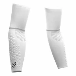 Manicotti Compressport ArmForce Ultralight Bianco