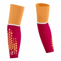 Manicotti Compressport ArmForce Ultralight Arancio Granata