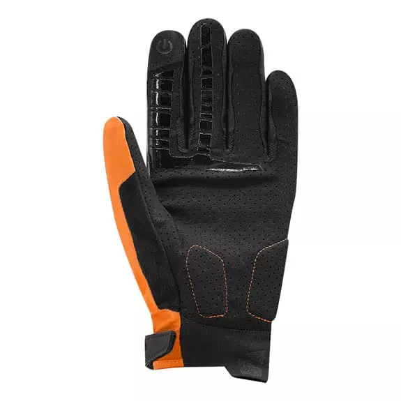 Guanti Racer Rock 3 Arancione Nero 4 Guanti Racer Rock 3 Arancione Nero - immagine 2