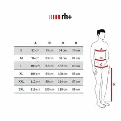 Gilet Rh+ Emergency Pocket Nero Bianco -Vendite Gilet Ciclismo rh m cl st v1