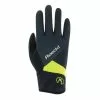 Guanti Lunghi Roeckl Runaz Windproof GORE TEX INFINIUM Nero Grigio Giallo -Vendite Gilet Ciclismo ro 110034 9210 001