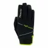 Guanti Lunghi Roeckl Rhone Waterproof Nero Giallo -Vendite Gilet Ciclismo ro 3103834002 001