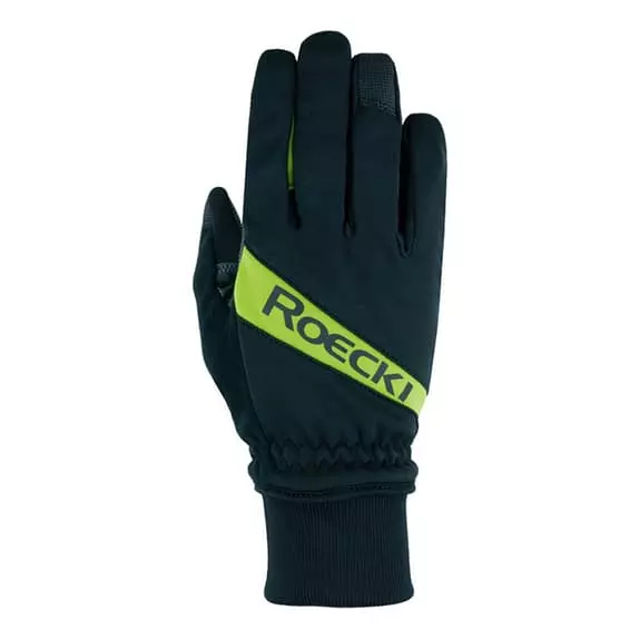 Guanti Lunghi Roeckl Rofan GORE-TEX INFINIUM™ Nero Giallo 3 Guanti Lunghi Roeckl Rofan GORE-TEX INFINIUM™ Nero Giallo