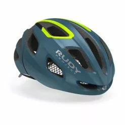Casco Rudy Project Strym Blu Giallo