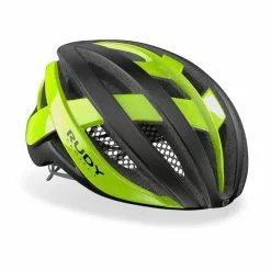 Casco Rudy Project Venger Giallo Opaco Riflettente Nero