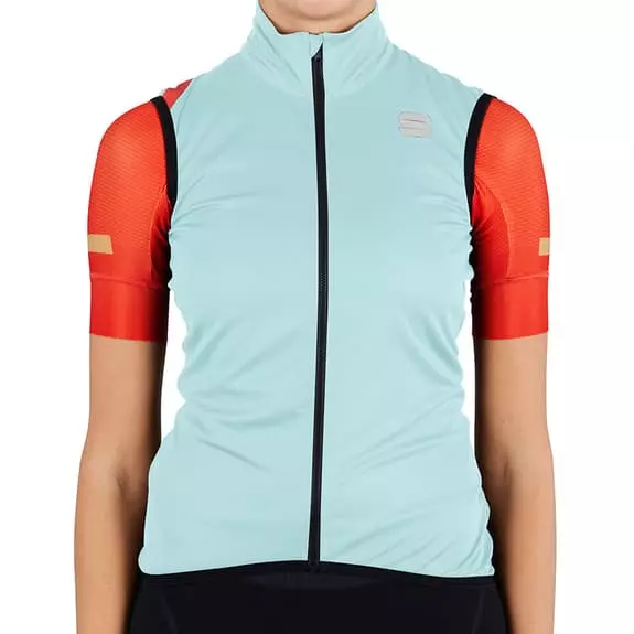Gilet Sportful Fiandre Light NoRain Blu Cielo Donna 3 Gilet Sportful Fiandre Light NoRain Blu Cielo Donna