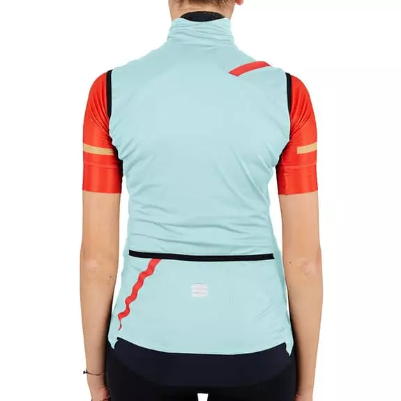 Gilet Sportful Fiandre Light NoRain Blu Cielo Donna 4 Gilet Sportful Fiandre Light NoRain Blu Cielo Donna - immagine 2