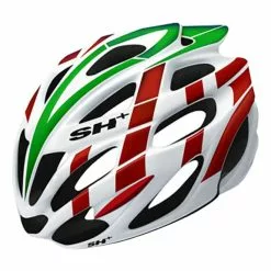 Casco SH+ Shabli X Plod Rosso Bianco Verde