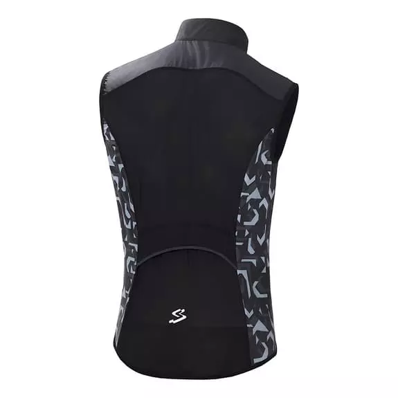 Gilet A Vento Spiuk Top Ten Nero Grigio Chiaro Mimetico 4 Gilet A Vento Spiuk Top Ten Nero Grigio Chiaro Mimetico - immagine 2