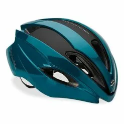 Casco Spiuk Korben Turchese Scuro Nero
