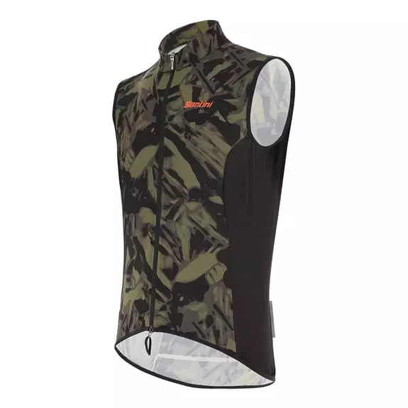 Gilet Santini Nebula Gravel Verde Nero Mimetica 4 Gilet Santini Nebula Gravel Verde Nero Mimetica - immagine 2