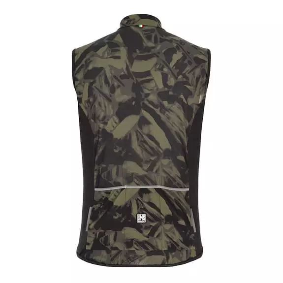 Gilet Santini Nebula Gravel Verde Nero Mimetica 5 Gilet Santini Nebula Gravel Verde Nero Mimetica - immagine 3