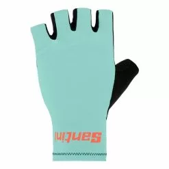 Guanti Santini Redux Istinto Blu Celeste Nero