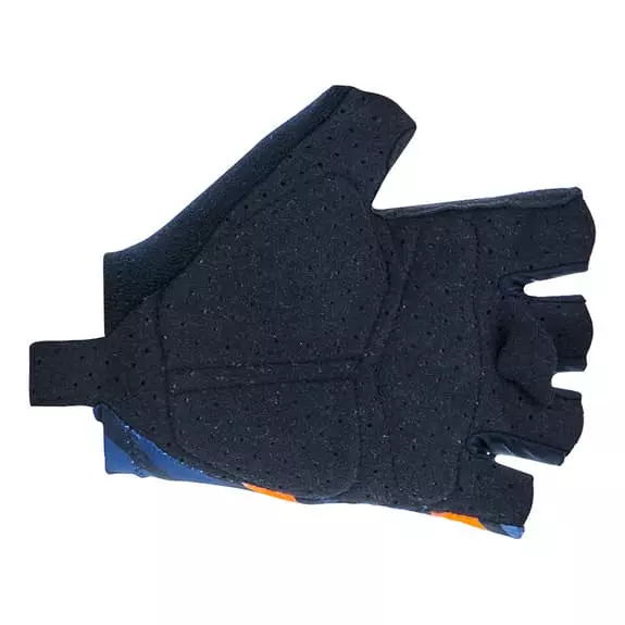 Guanti Santini Raggio Blu Navy Arancione 4 Guanti Santini Raggio Blu Navy Arancione - immagine 2