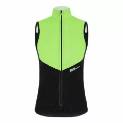 Gilet Santini Redux Vigor Verde Nero - Taglio Slim