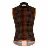 Gilet Santini Nebula Nero Arancione - Taglio Classic -Vendite Gilet Ciclismo st 1w54275nebul ne 001