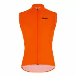 Giacca A Vento Santini Nebula Puro Arancione Brillante - Classic Fit
