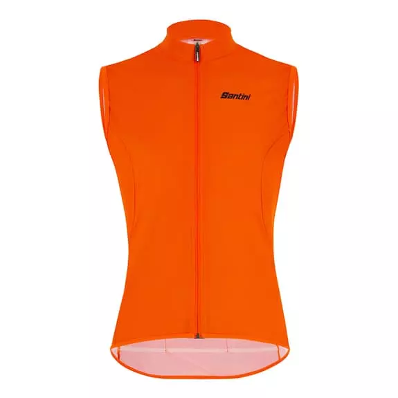 Giacca A Vento Santini Nebula Puro Arancione Brillante - Classic Fit 3 Giacca A Vento Santini Nebula Puro Arancione Brillante - Classic Fit