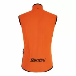 Gilet Impermeabile Santini Guard Nimbus Arancione Brillante Nero - Sleek Fit 8 Gilet Impermeabile Santini Guard Nimbus Arancione Brillante Nero - Sleek Fit -Vendite Gilet Ciclismo st 2w55175guardnimb af 003