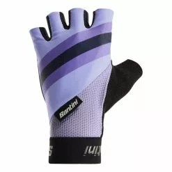 Guanti Santini Bengal Viola Nero