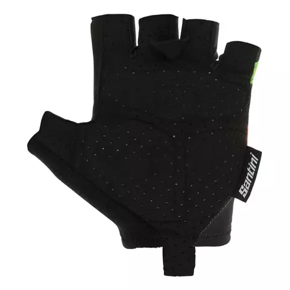 Santini Guanti UCI Road World Championships Flanders 2021 Nero Multicolor 4 Santini Guanti UCI Road World Championships Flanders 2021 Nero Multicolor - immagine 2