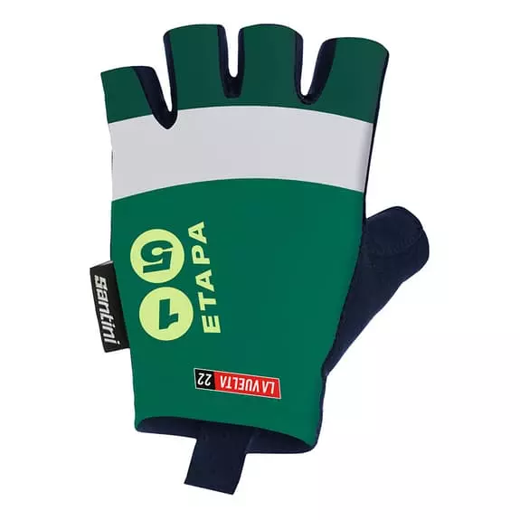 Santini Guanti La Vuelta 2022 Sierra Nevada Verde Bianco 3 Santini Guanti La Vuelta 2022 Sierra Nevada Verde Bianco