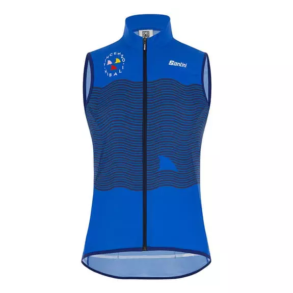 Gilet Santini Vincenzo Nibali Squalo Blu 3 Gilet Santini Vincenzo Nibali Squalo Blu
