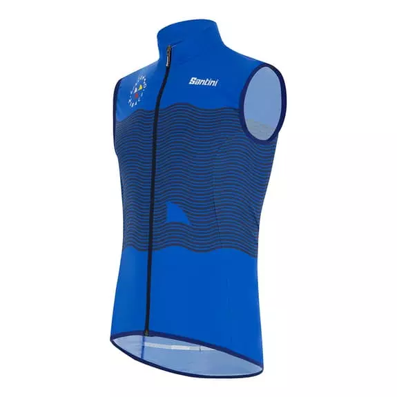 Gilet Santini Vincenzo Nibali Squalo Blu 4 Gilet Santini Vincenzo Nibali Squalo Blu - immagine 2