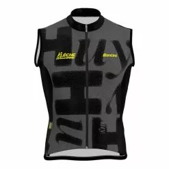 Gilet Santini La Fléche Wallone Nero