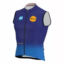 Gilet Santini Paris-Nice Blu -Vendite Gilet Ciclismo st re5457522pnonda 002