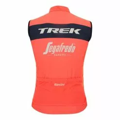 Santini Gilet A Vento Trek-Segafredo 2022 Fan Line Rosso Granatina -Vendite Gilet Ciclismo st re5457522ts gn 003