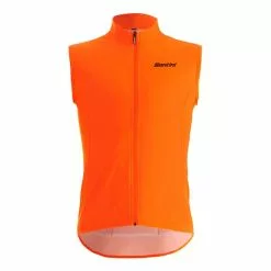 Gilet A Vento Santini Nebula Arancione Fluo - Classic Fit