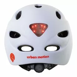 Casco Urban Motion LED Bianco -Vendite Gilet Ciclismo ubm u80020 c 003